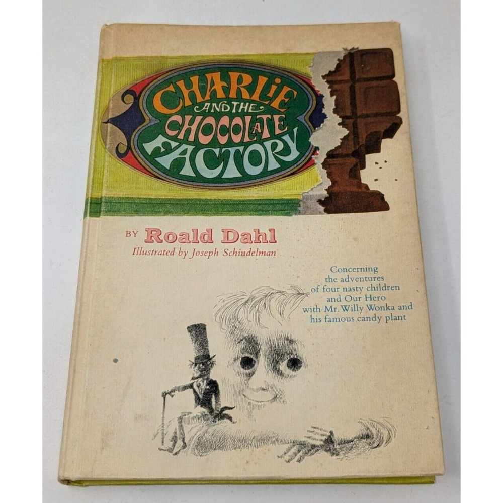 Charlie & the Chocolate Factory 1973 Roald Dahl Concorde Confections VTG Special
